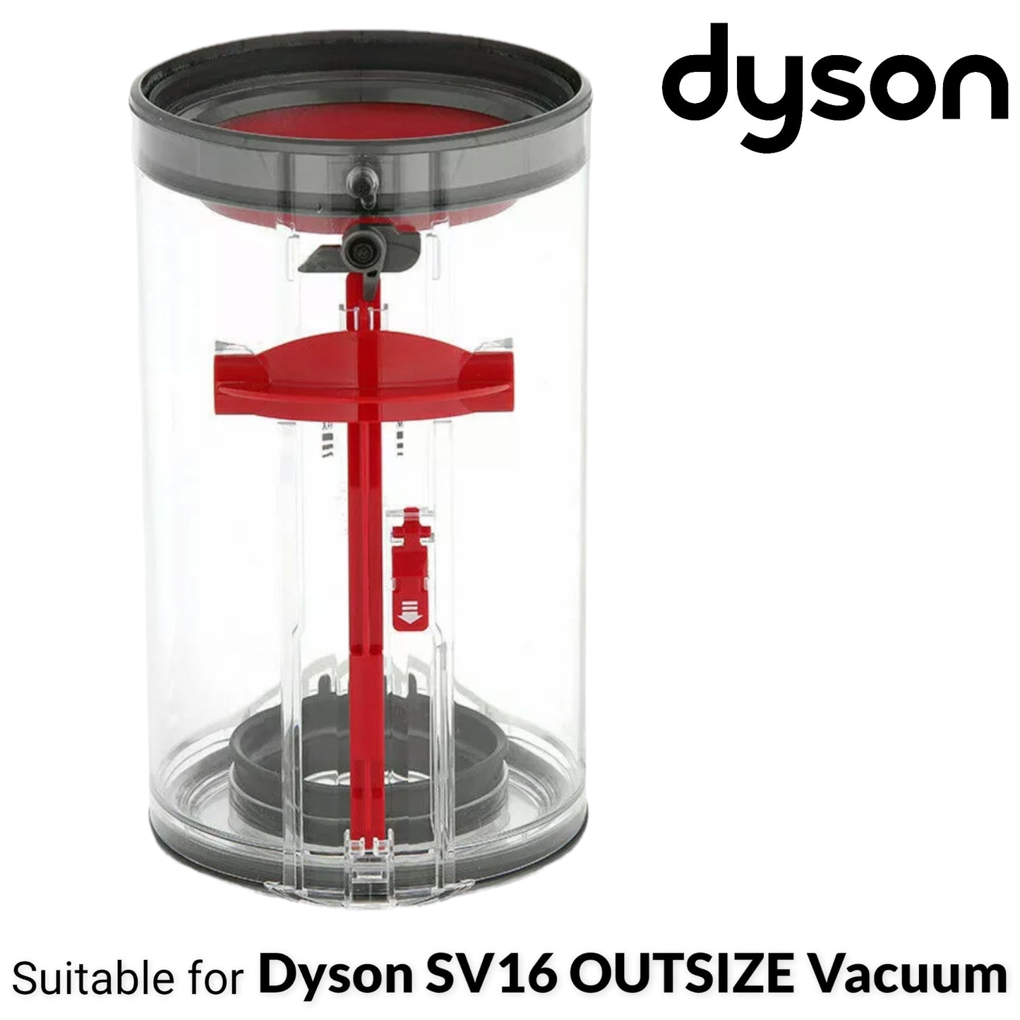 NEW Original Dyson OUTSIZE SV16 SV29 Absolute Vacuum Dust Bin Canister Assembly 970223–01