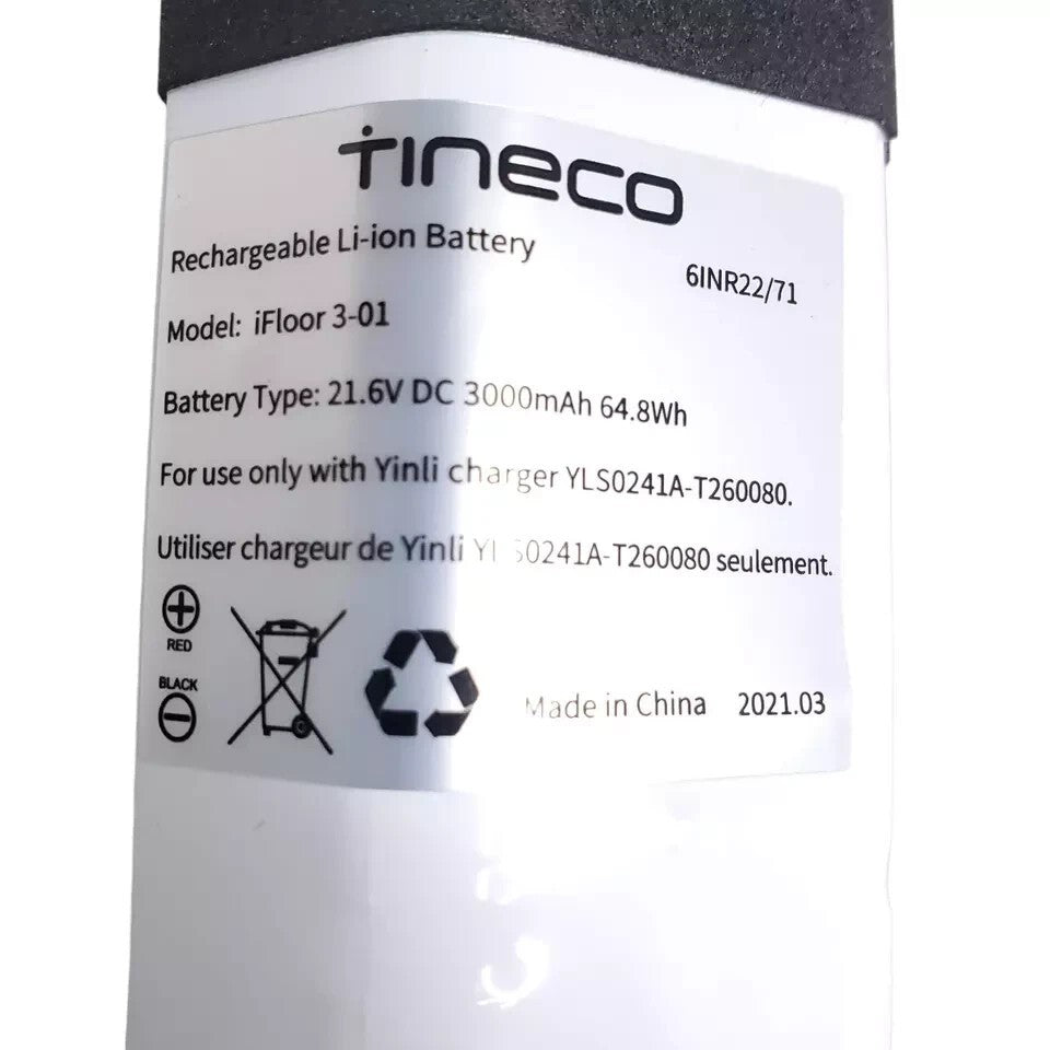 New OEM Tineco iFloor 3 FW030100US FW030200US Battery Replacement Part Assembly