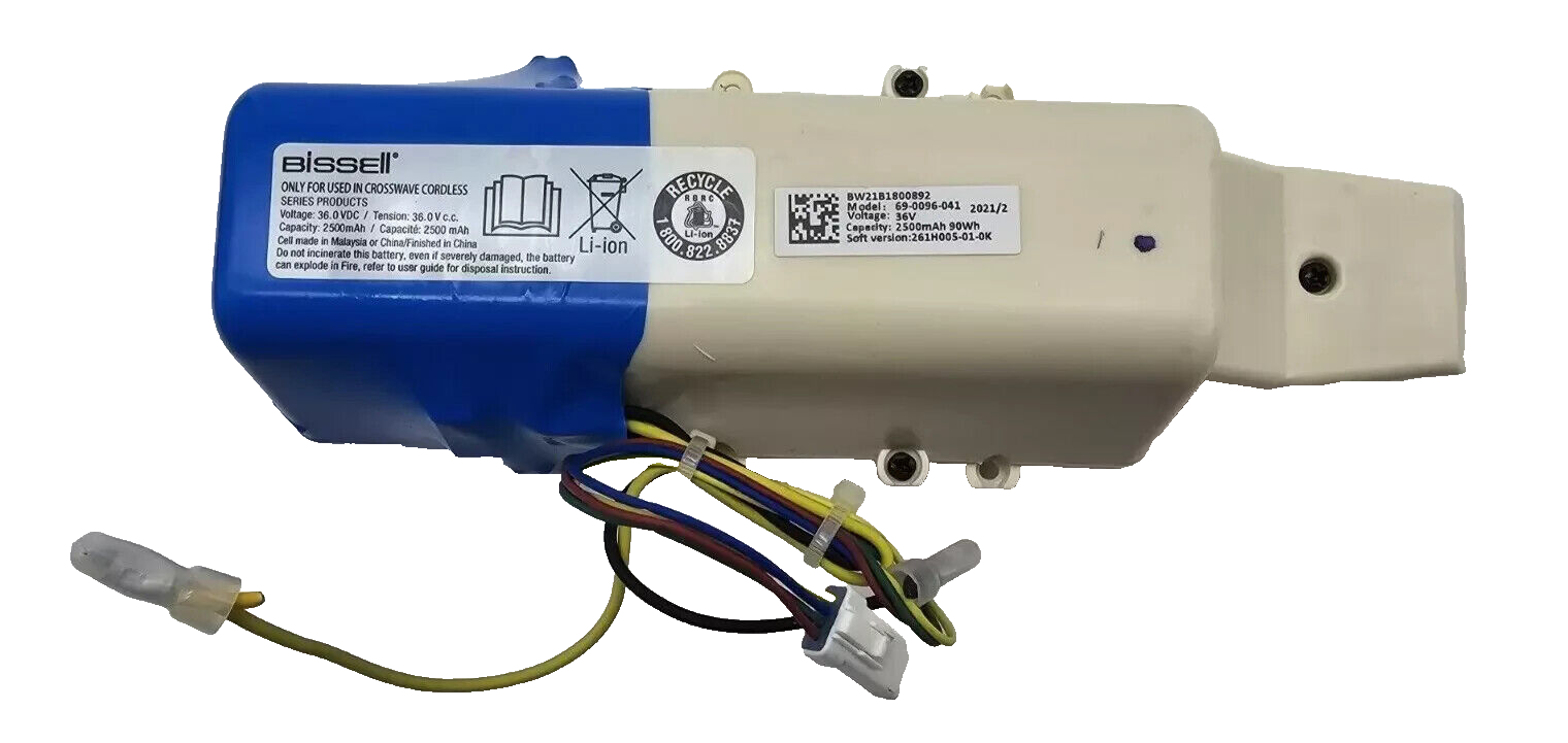 4-PIN OEM Bissell 2554A Li-Ion Battery 36V 2500mAh 69-0096-041 Assembly