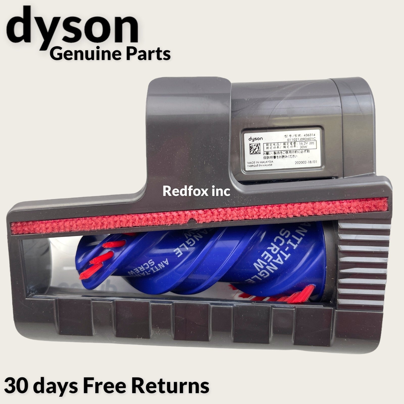 NEW Genuine Dyson V12 SV30 Detect Mini Motorized Hair Screw Tool Brush