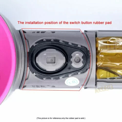 OEM Switch Button Rubber Pad Part 110V/220V for Dyson Hair Dryer HD01 HD02 HD07