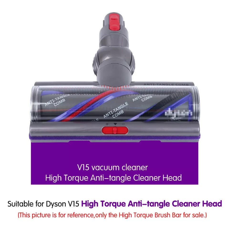 High Torque Brush Bar for Dyson V15 Detect High Torque Anti-tangle Cleaner Head