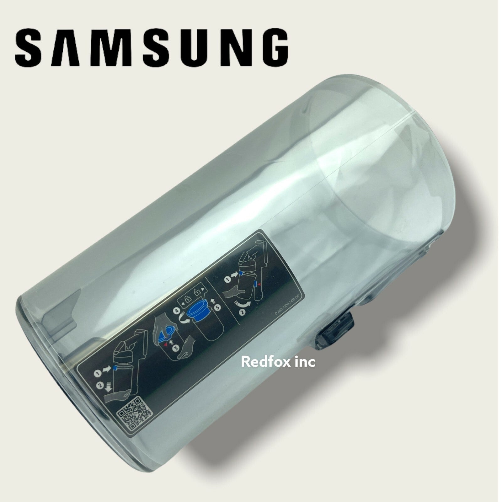 NEW GENUINE Samsung Jet 70 Cordless Vacuum Dust Bin Canister Dustbin Assembly