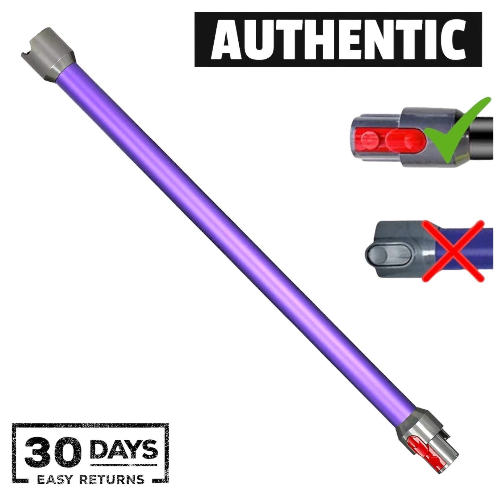 GENUINE DYSON V11 V15  Wand Quick Release Stick Tube Replacement - Purple