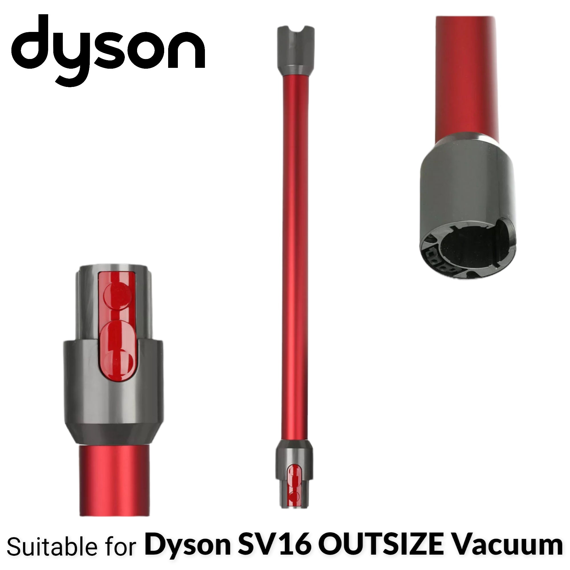 New Genuine Dyson OUTSIZE V11 SV16 Vacuum Quick Release Wand Tube Assembly - Red